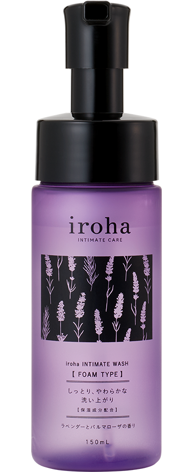 iroha INTIMATE WASH【FOAM TYPE】ラベンダーとパルマローザの香り